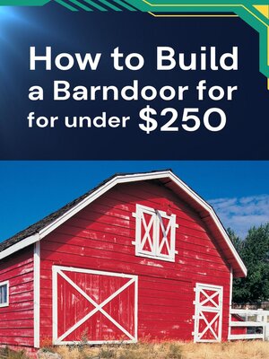 cover image of How to Build a Barndoor  for under $250